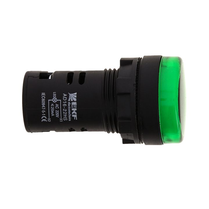 Лампа сигнальная  ledm-ad16-24-g