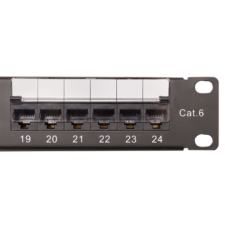Патч-панель  TRP-PPNL-6UTP-1U24