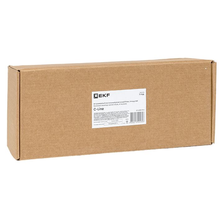 Блок розеток  cl-vnbin-8-s