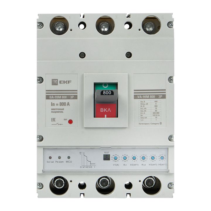 Выключатель автоматический  mccb99-800-800me