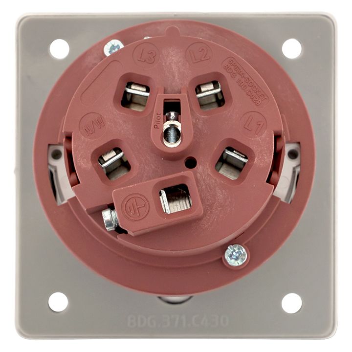 Розетка промышленная  ps-4352-63-380