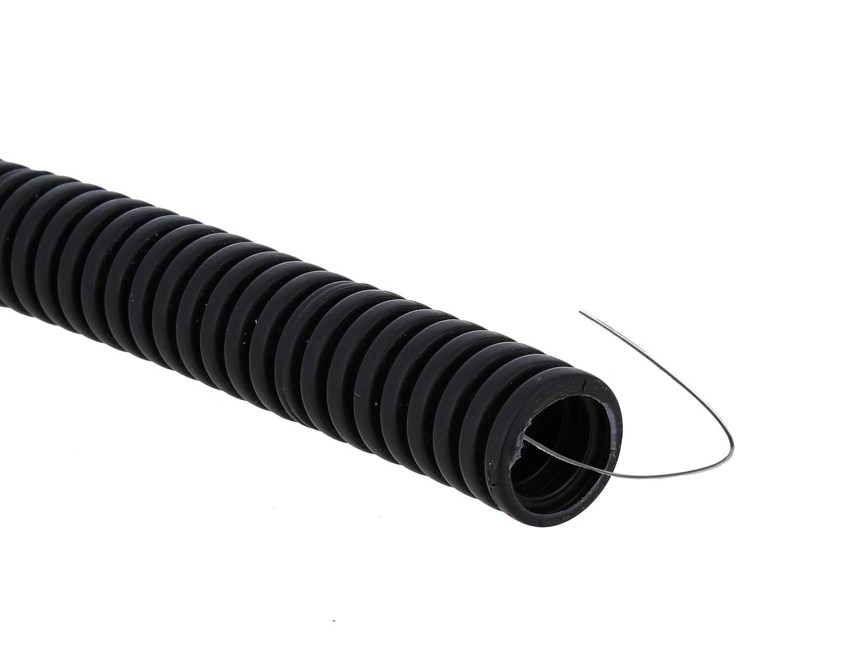 Труба гофрированная  tg-z-16-100-black