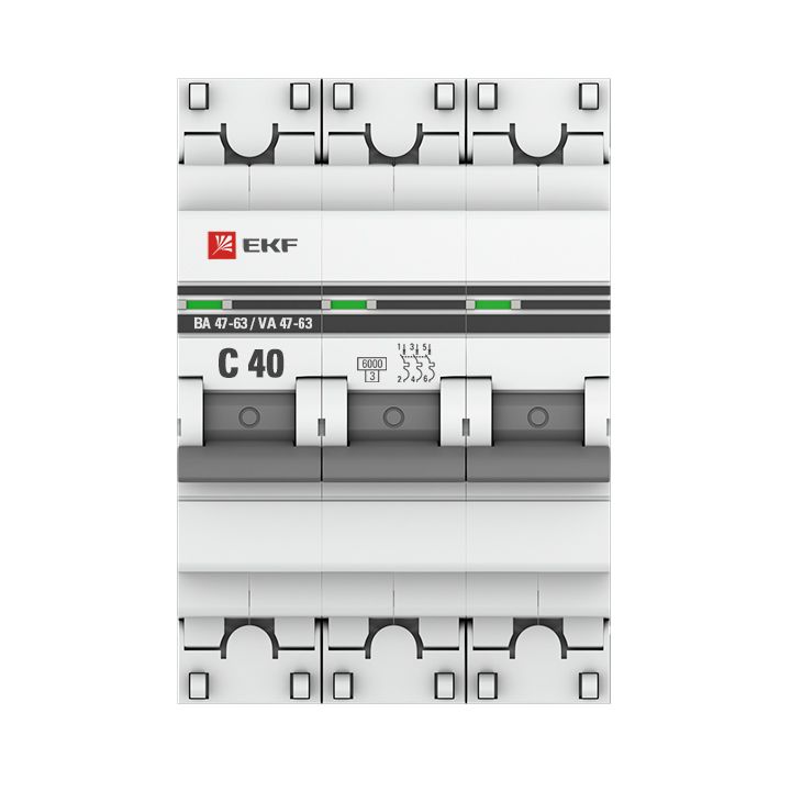 Выключатель автоматический  mcb4763-6-3-40C-pro