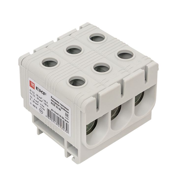Клемма  plc-kvs3-16-50-grey