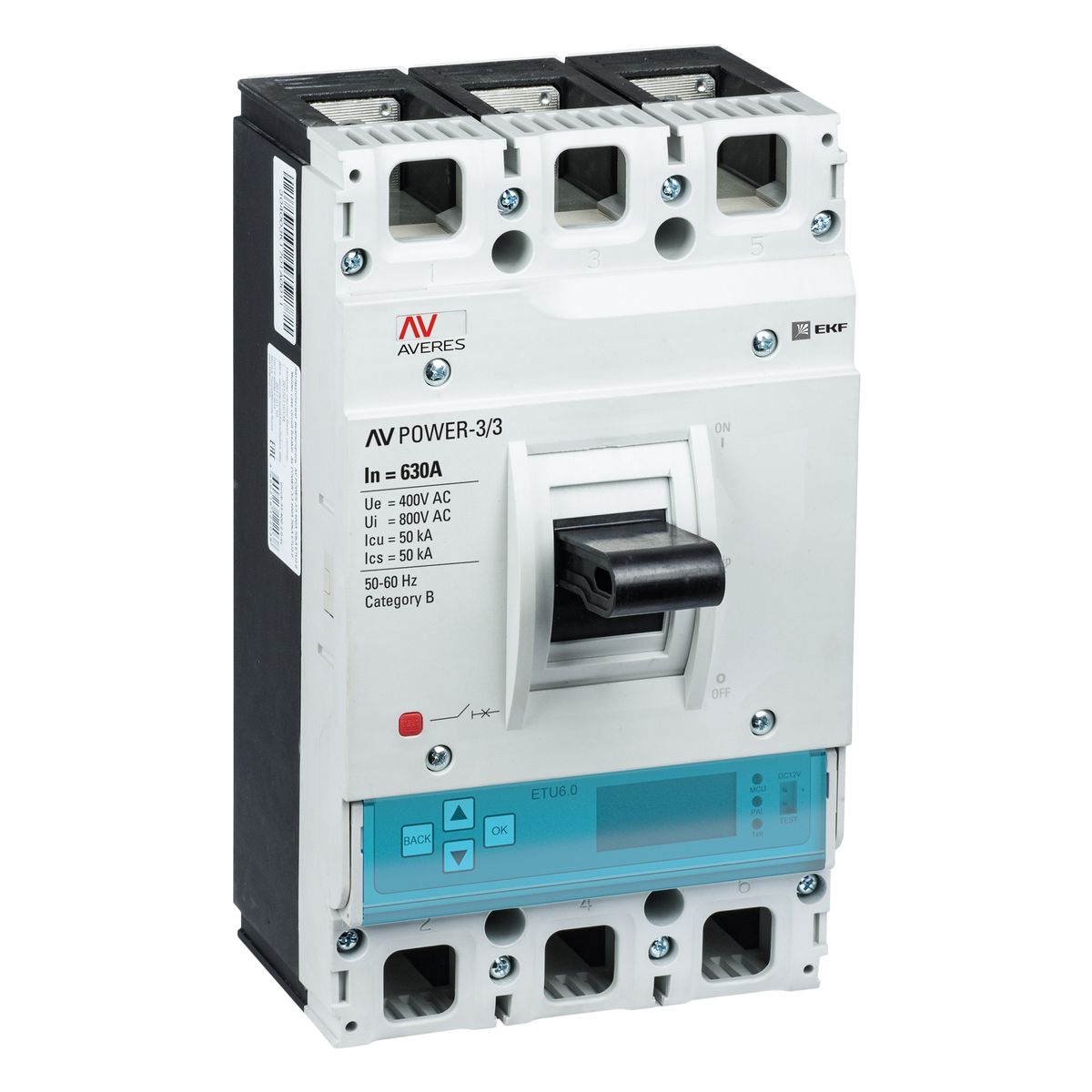 Выключатель автоматический  mccb-33-630-6.2-av