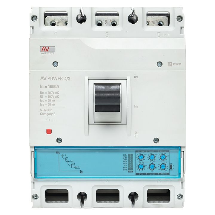 Выключатель автоматический AV POWER-4/3 mccb-43-1000-2.0-av