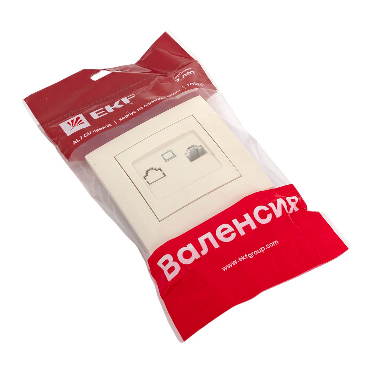 Розетка телекоммуникационная  EWK01-035-20