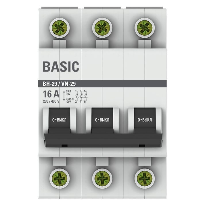 Выключатель нагрузки ВН-29 Basic SL29-3-16-bas