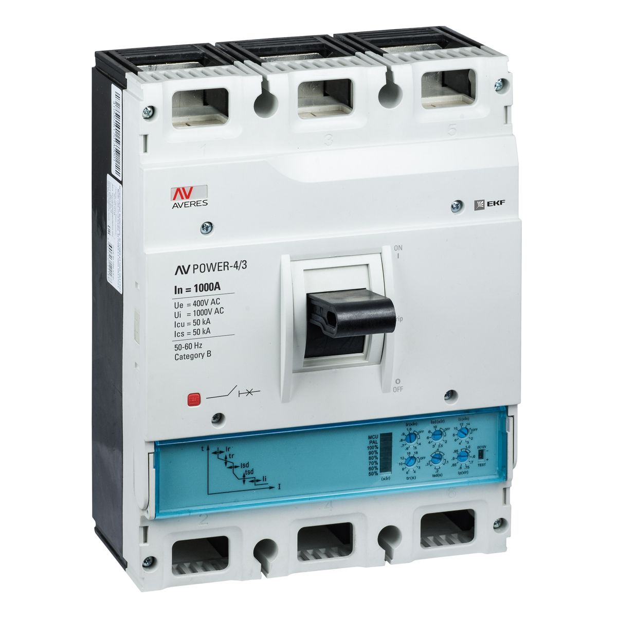 Выключатель автоматический  mccb-43-1000-2.2-av