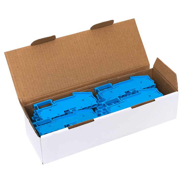 Клемма JXB-ST-4 41А plc-jxb-st-4-4-blue