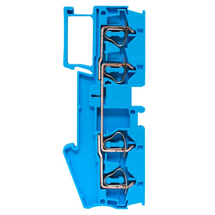 Клемма JXB-ST-4 41А plc-jxb-st-4-4-blue