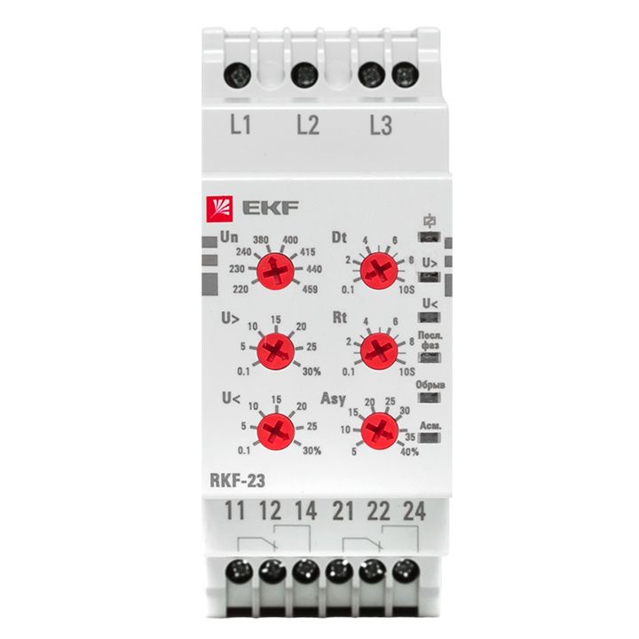 Реле контроля фаз  rkf-23
