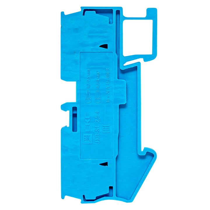 Клемма JXB-ST-2.5 31А plc-jxb-st-2.5-4-blue