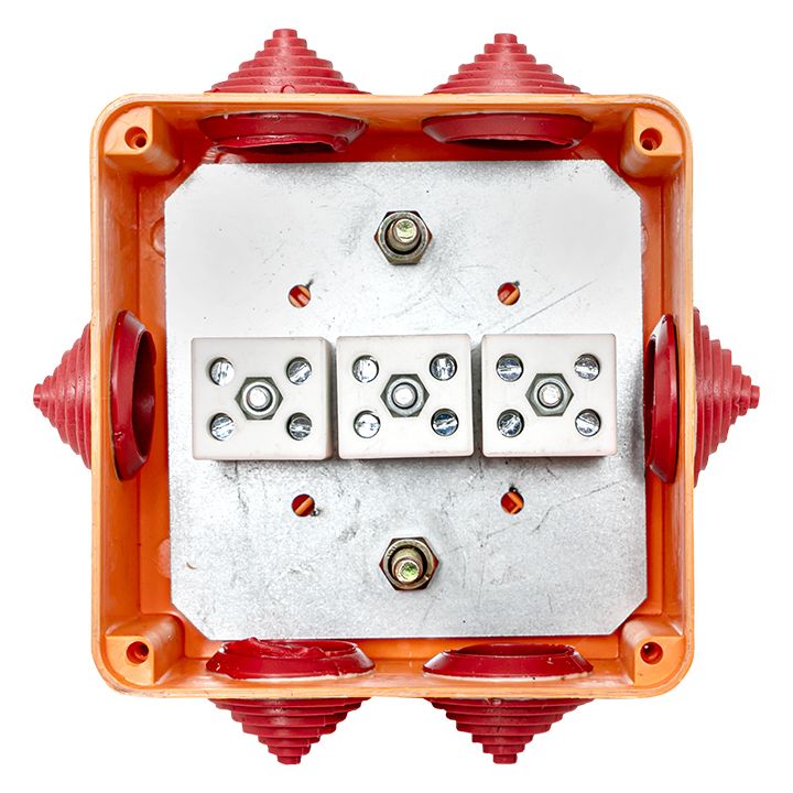 Коробка распаячная  plc-kmrf-100-6-10
