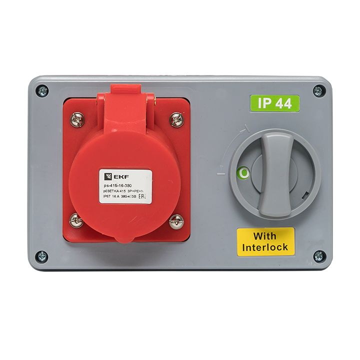 Розетка промышленная  ps-1415-16-380