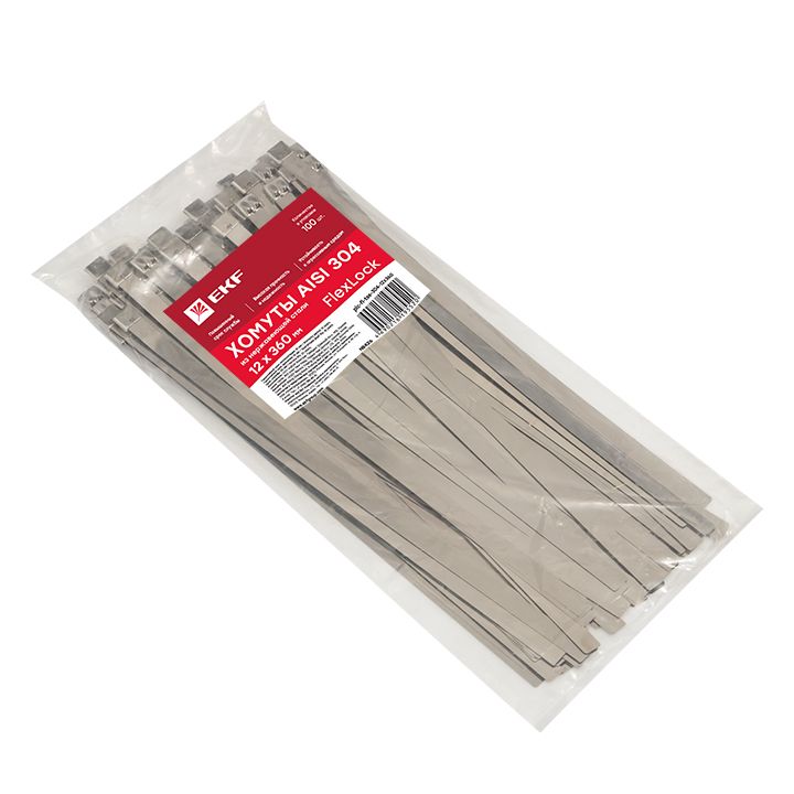 Хомут  plc-fl-tss-304-12x360