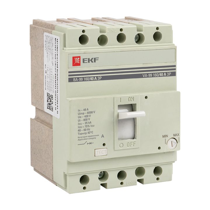 Выключатель автоматический  mccb99-160-40