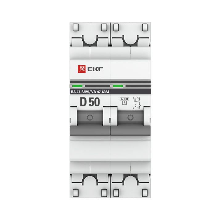Выключатель автоматический  mcb4763m-6-2-50D-pro