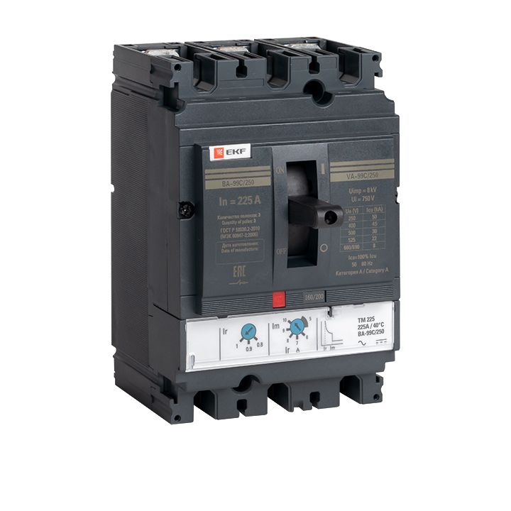 Выключатель автоматический  mccb99C-250-225
