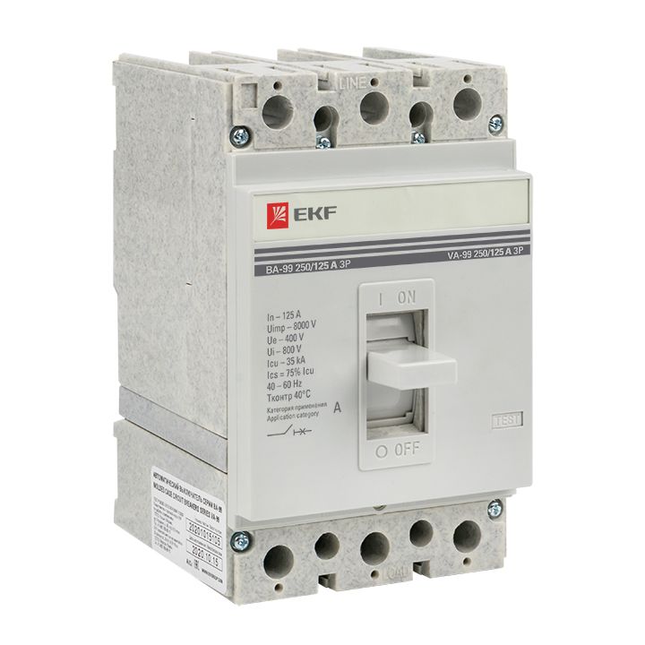 Выключатель автоматический  mccb99-250-125