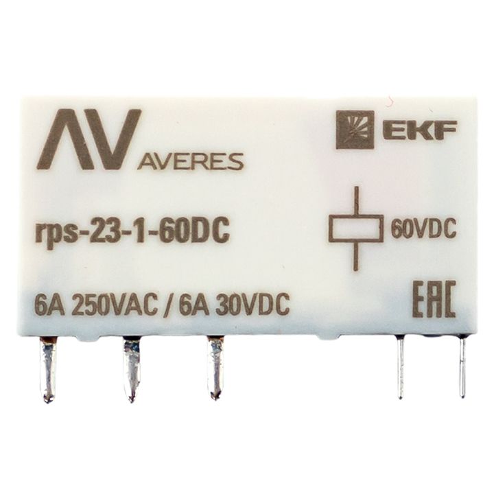 Реле промежуточное slim 23/1 rps-23-1-60DC