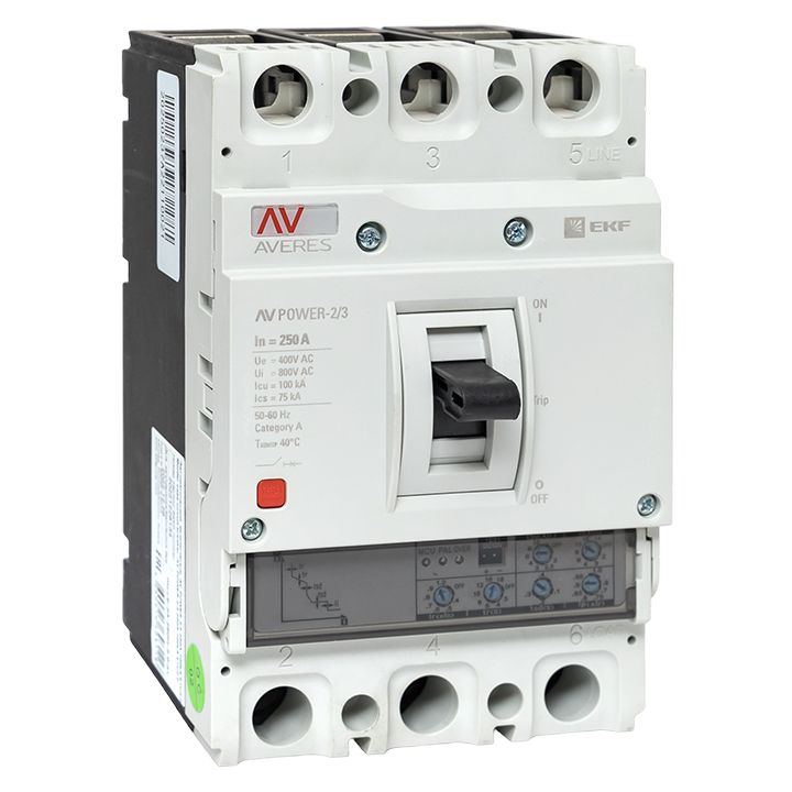 Выключатель автоматический  mccb-23-250H-2.0-av