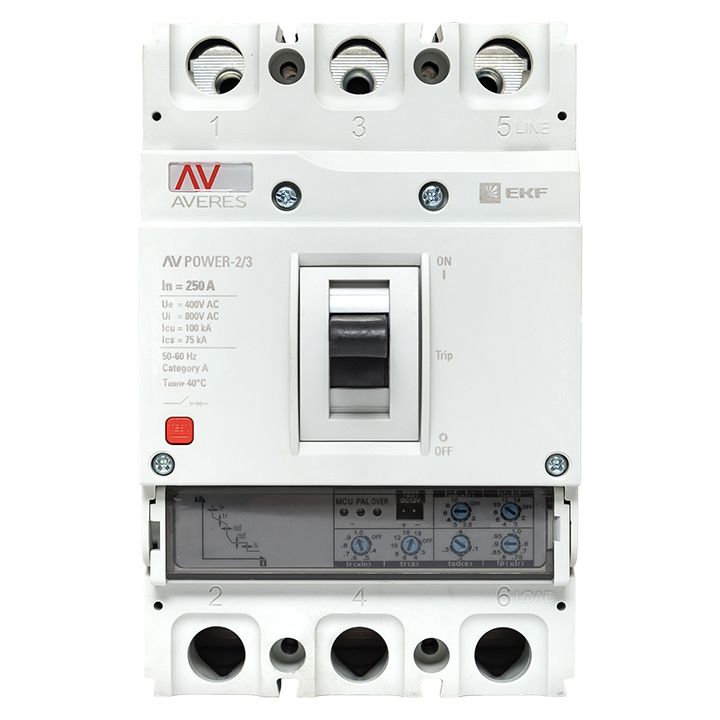 Выключатель автоматический  mccb-23-250H-2.0-av