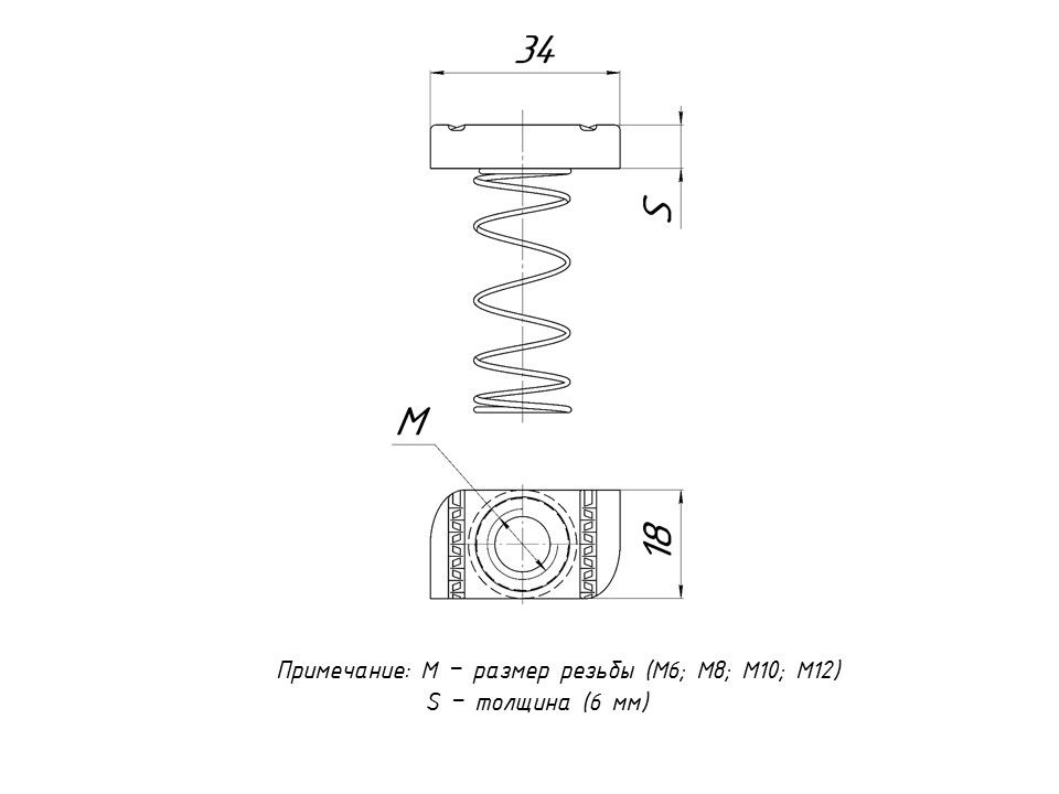 Гайка  stgdpM10