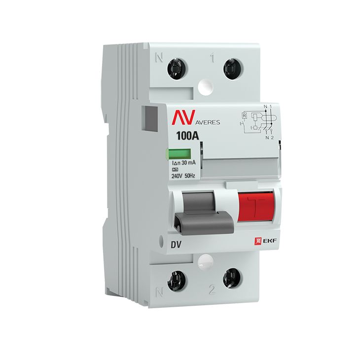 Устройство защитного отключения  rccb-2-100-30-a-av