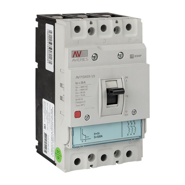 Выключатель автоматический  mccb-13-20-TR-av