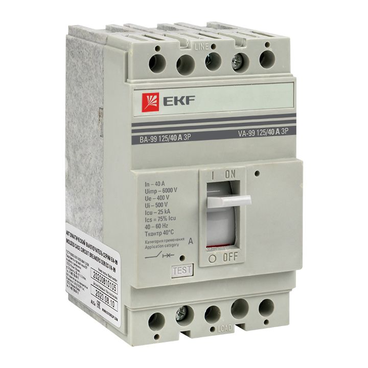 Выключатель автоматический  mccb99-125-40