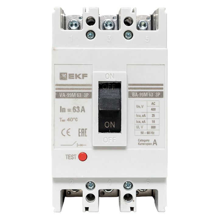 Выключатель автоматический  mccb99-63-63m