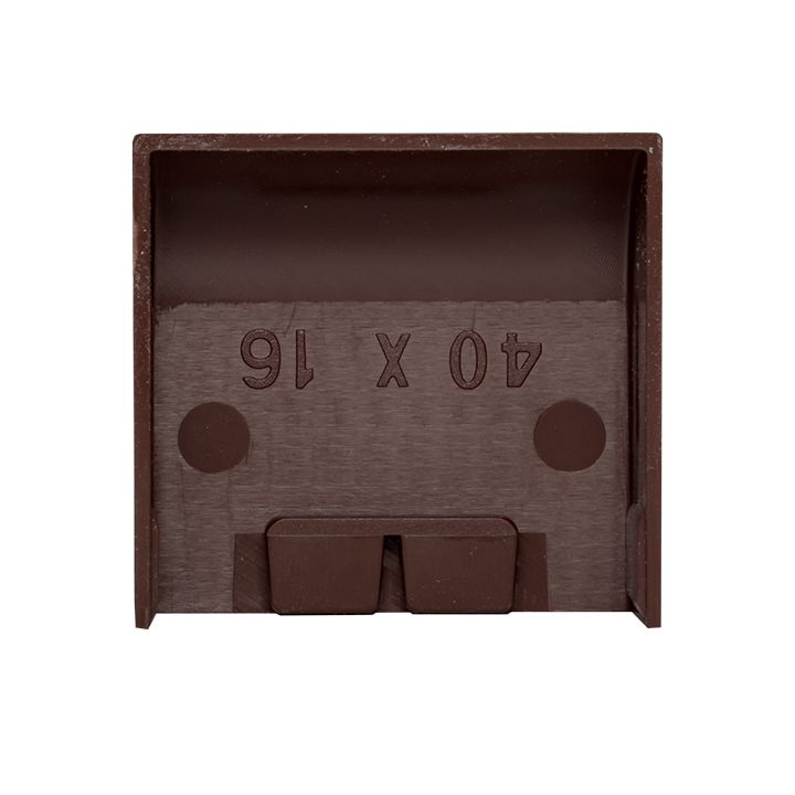 Заглушка кабель-канала  ecd-40-16x4