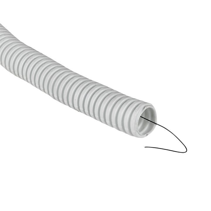 Труба гофрированная  tg-z-16-100-white