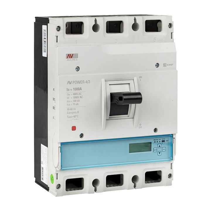 Выключатель автоматический  mccb-43-1000-6.0-av