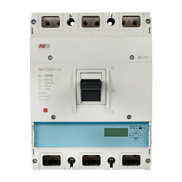 Выключатель автоматический  mccb-43-1000H-6.0-av