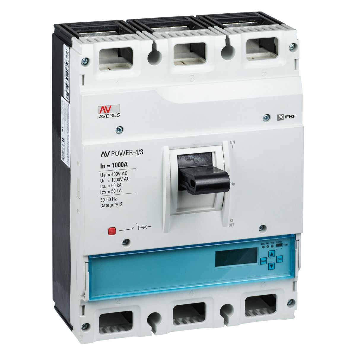 Выключатель автоматический  mccb-43-1000-6.2-av