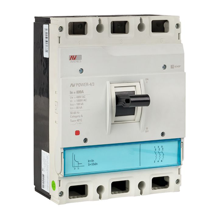 Выключатель автоматический  mccb-43-800H-TR-av