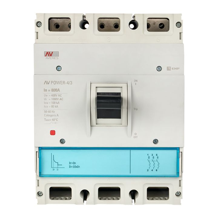 Выключатель автоматический  mccb-43-800-TR-av