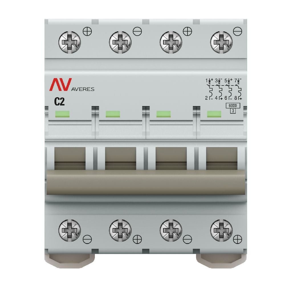 Выключатель автоматический  mcb6-DC-4-02C-av