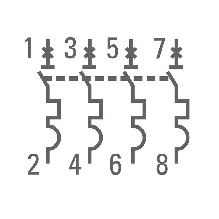 Выключатель автоматический  mcb4763-4-40C-pro