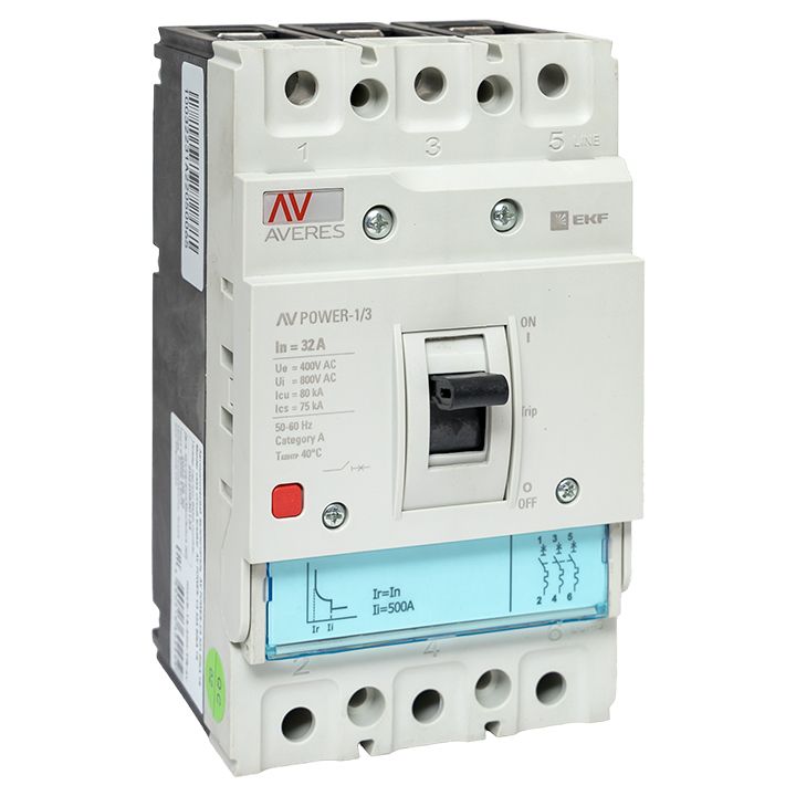Выключатель автоматический  mccb-13-32H-TR-av