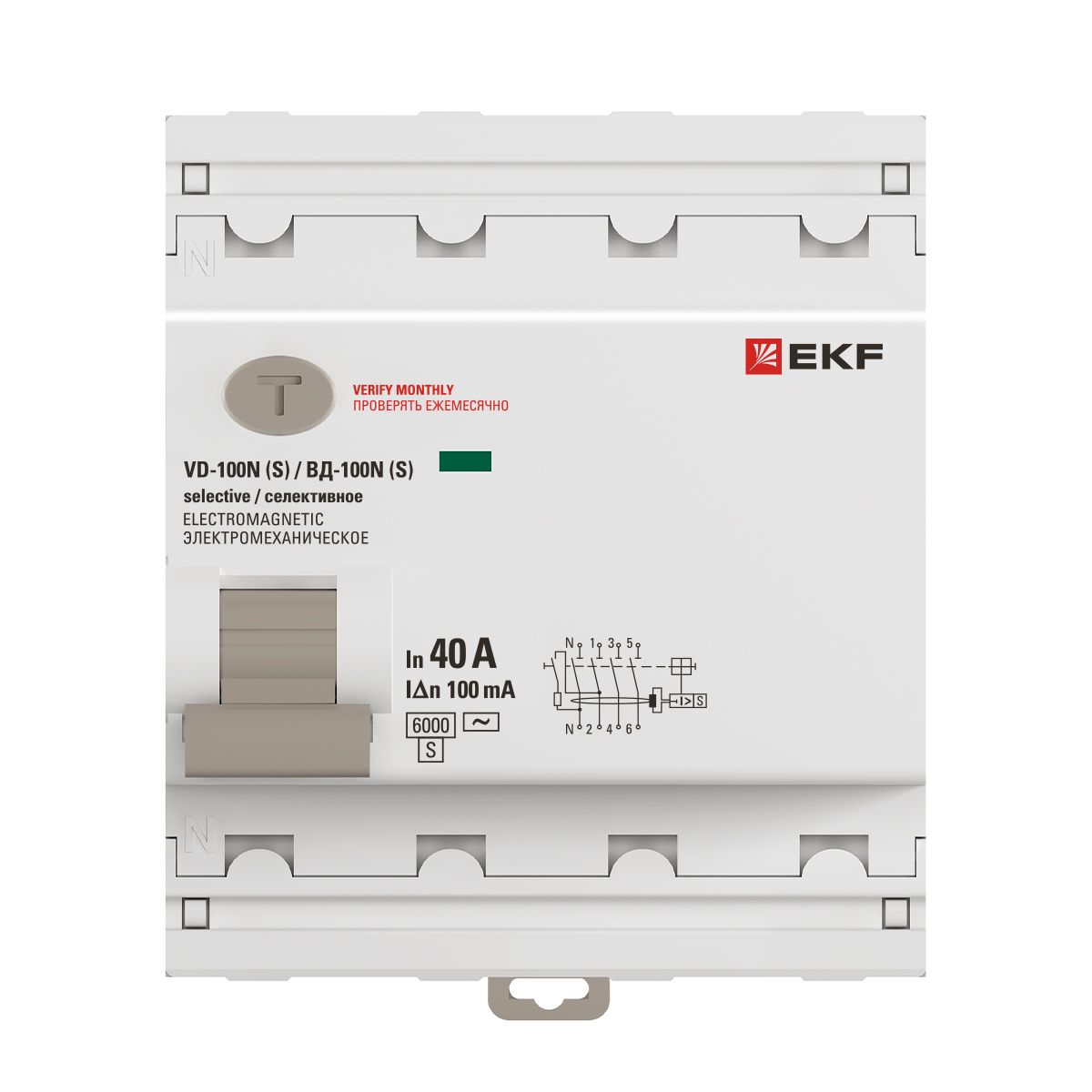 Выключатель автоматический дифференциальный  E1046MS40100