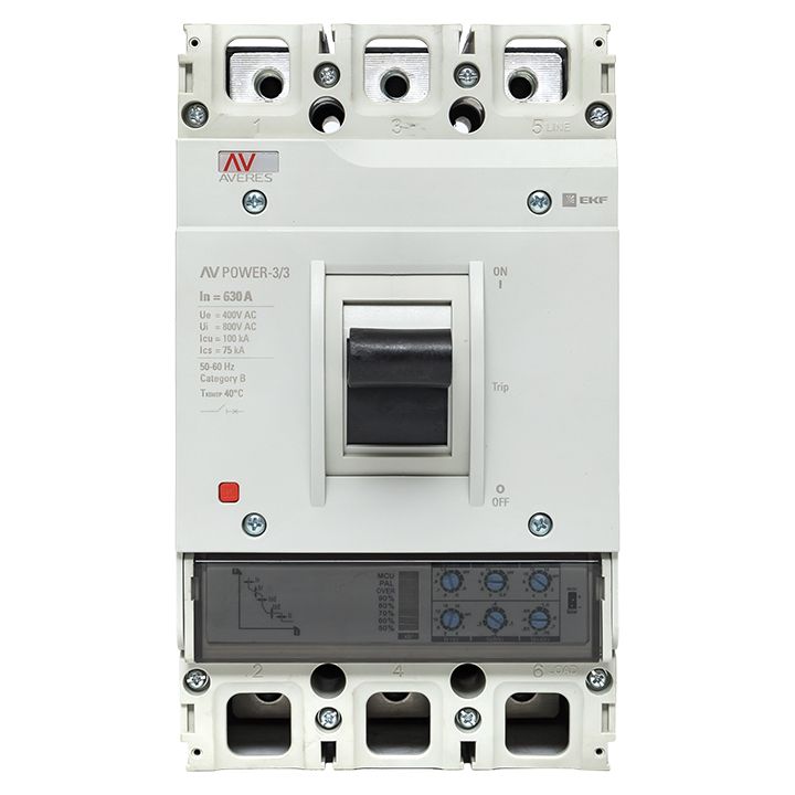 Выключатель автоматический  mccb-33-630H-2.0-av