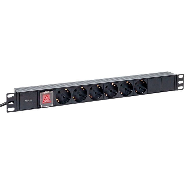 Блок силовых розеток  TRC-HPD-LS-16A-6SH-2MSH