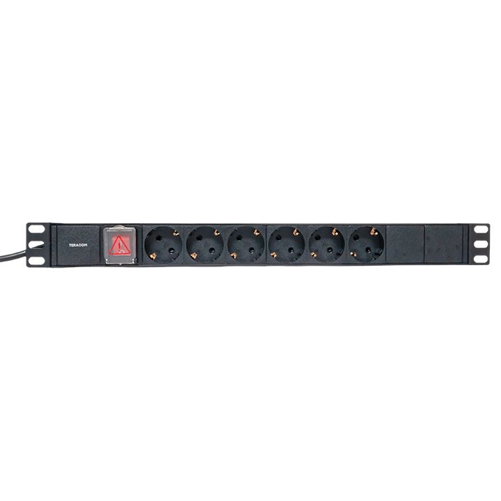 Блок силовых розеток  TRC-HPD-LS-16A-6SH-2MSH