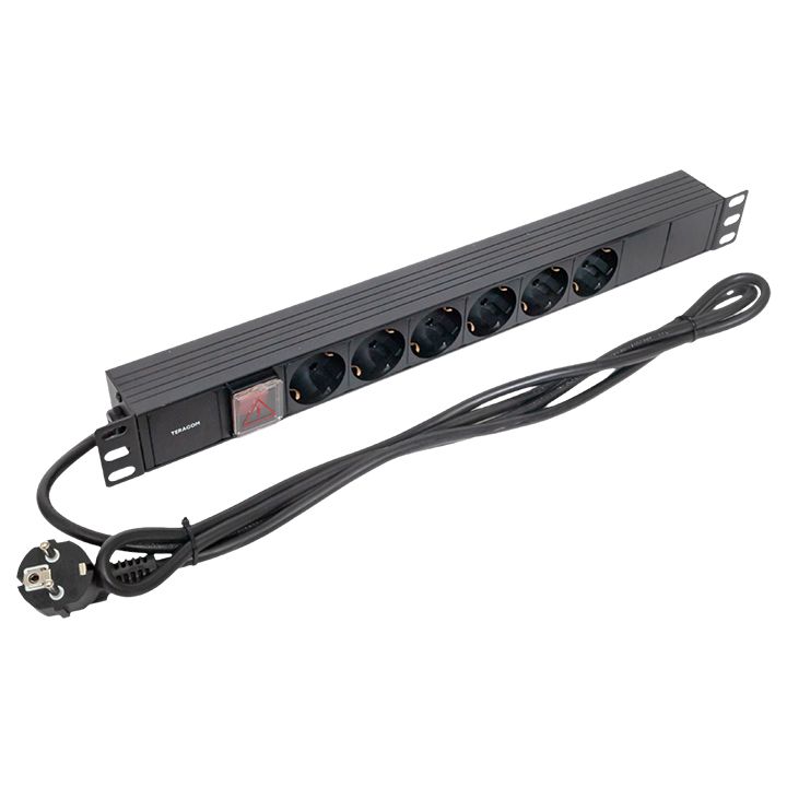 Блок силовых розеток  TRC-HPD-LS-16A-6SH-2MSH