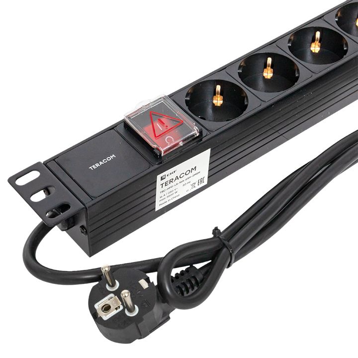 Блок силовых розеток  TRC-HPD-LS-16A-6SH-2MSH