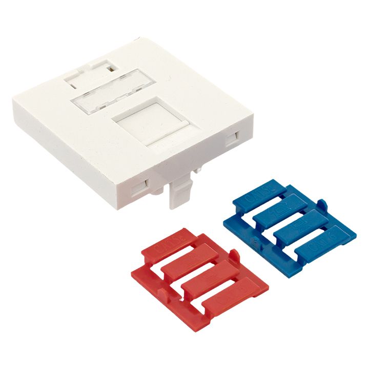 Вставка розетки  TRP-INS-MOS-2M1P-WH