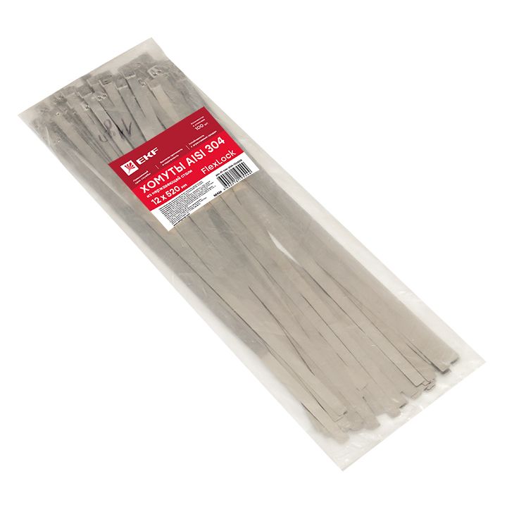 Хомут  plc-fl-tss-304-12x520